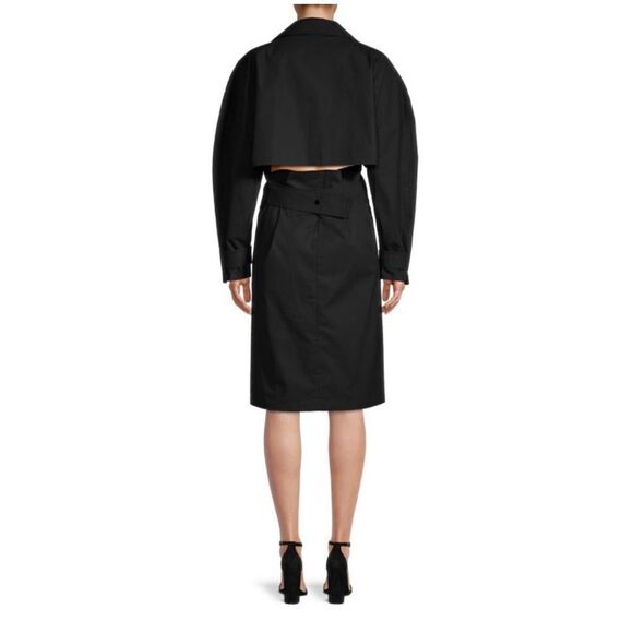 Bottega Veneta Cutout Coated Midi Longsleeve Dress size 36/ us size 0 - Picture 2 of 14